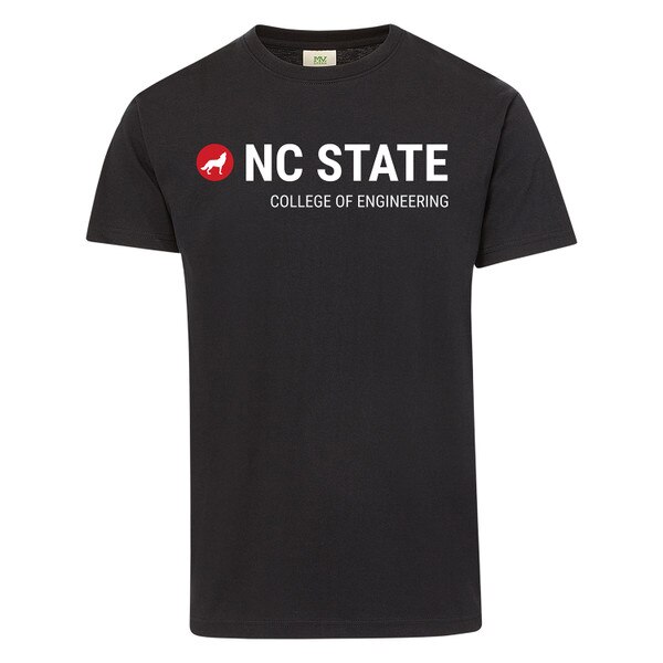 Black Short Sleeve Tee - NC State E